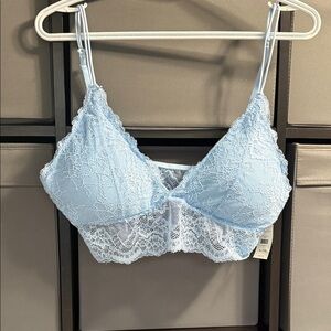 Aeropostale Light Blue Lace Bralette